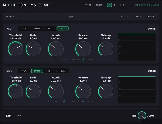 MS Compressor interface