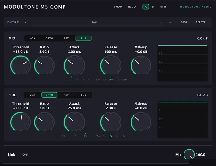 MS Compressor interface
