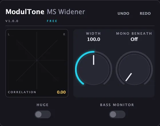 MS Widener interface